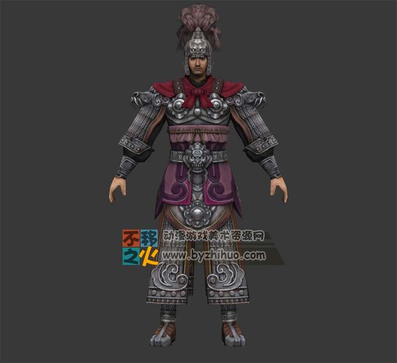 士兵 将军 男 武将模型