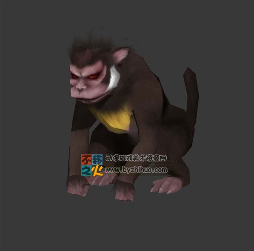 Wild Monkey 野猴 Max模型