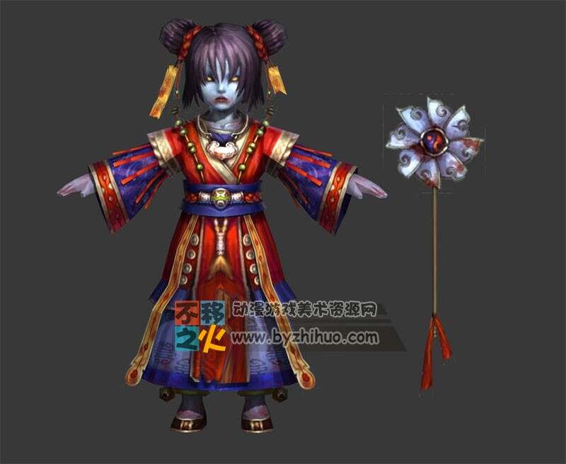 法师 萝莉 僵尸模型