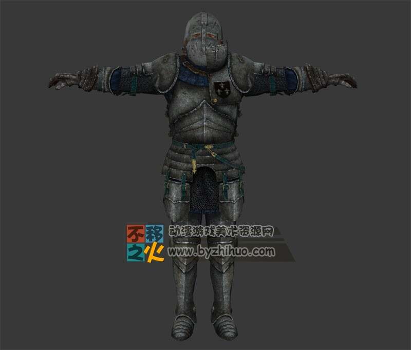 中世纪 铠甲 士兵模型