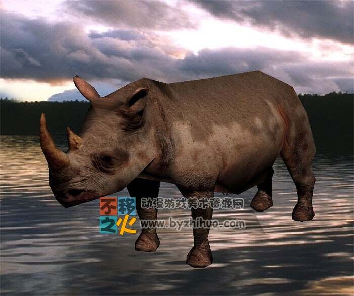 Rhinoceros 犀牛3DS模型