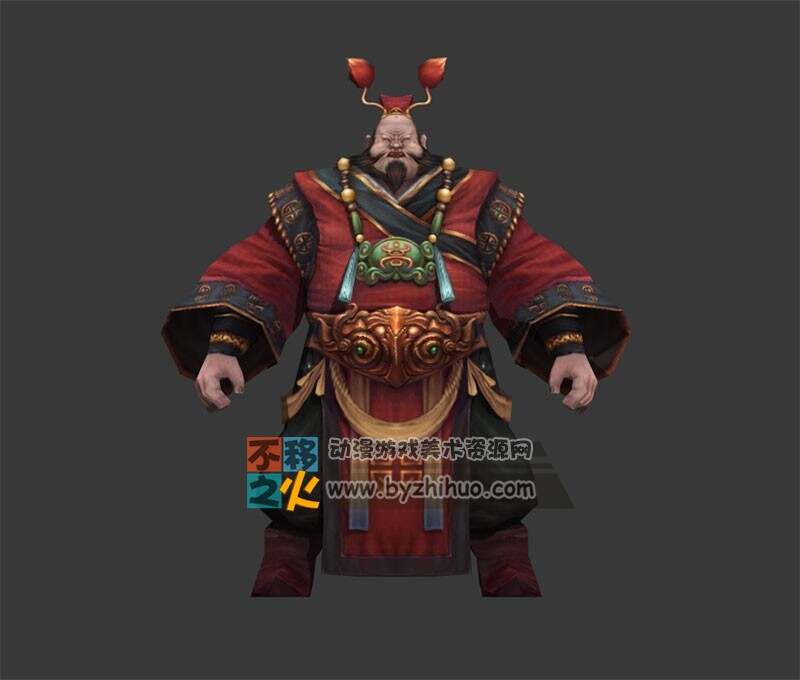 古装 财主 财主 商人模型
