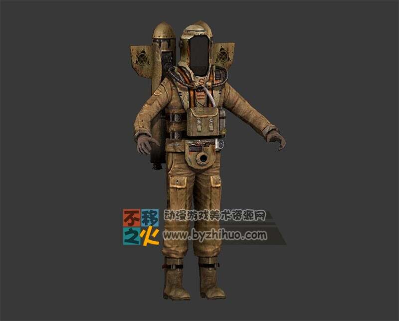 科研 生化 实验员模型