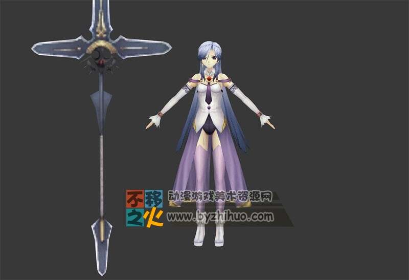 二次元 美女 女枪战士