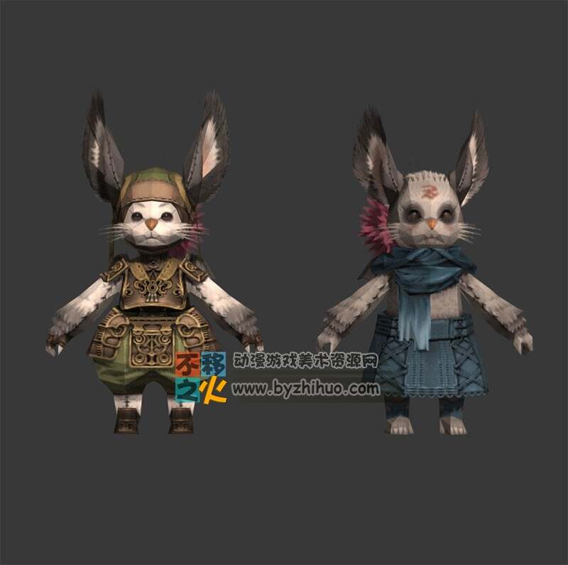 兔子家族 Max 模型