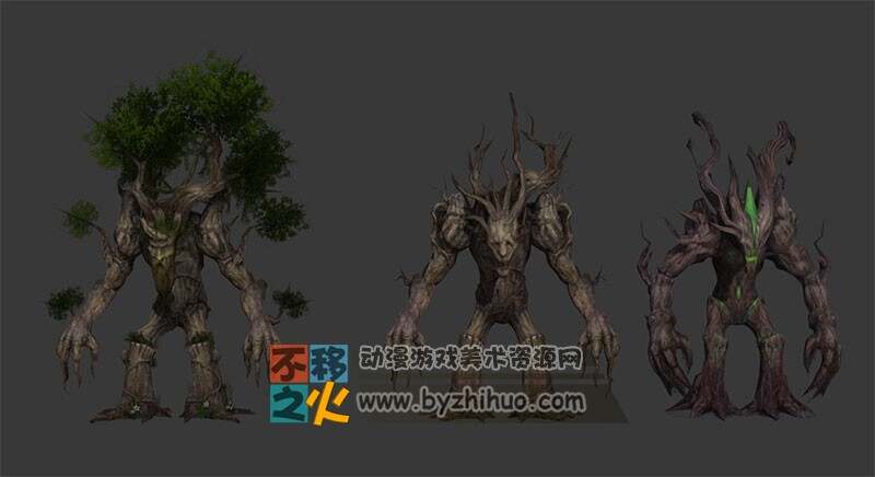 妖怪 树人 树精模型