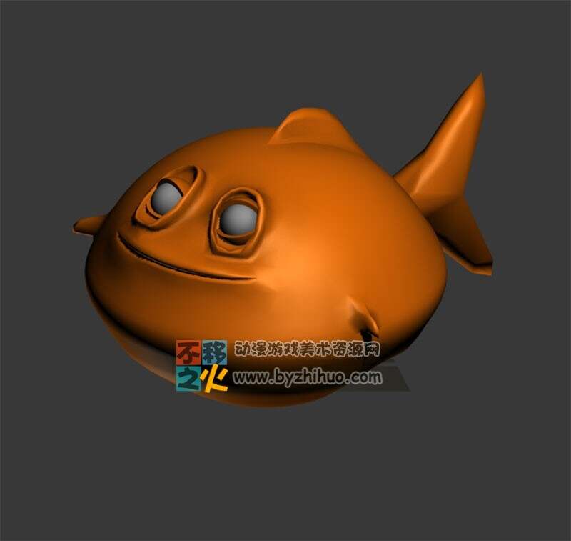 Fish 胖胖的鱼 Max模型