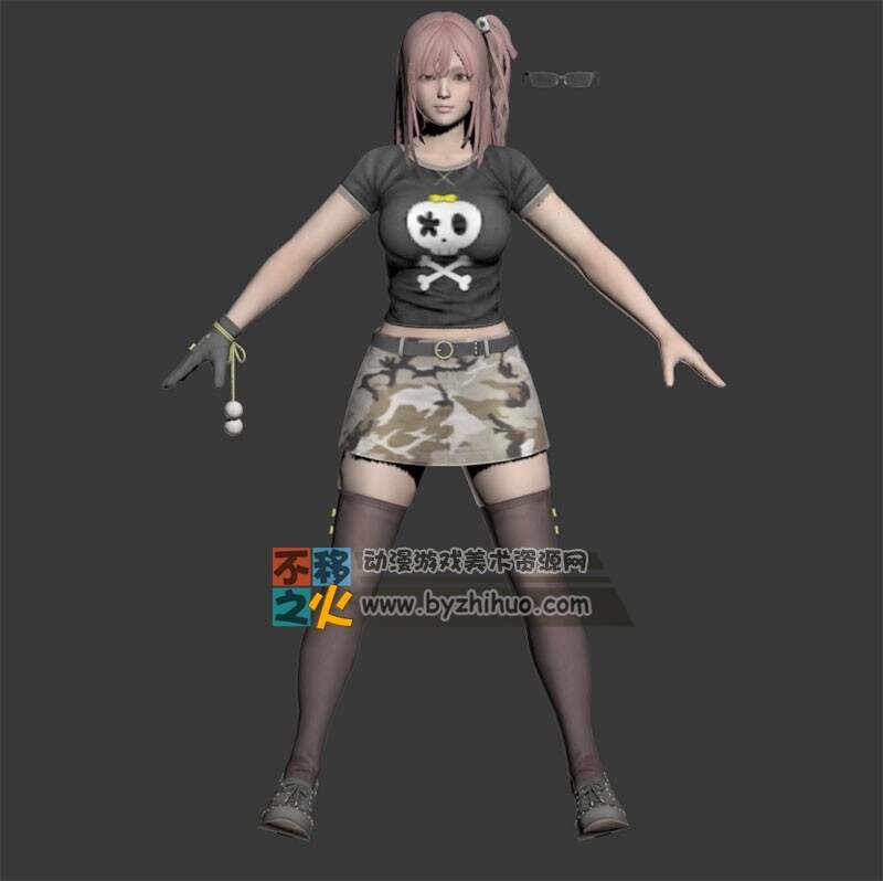 少女 美女 虚拟女朋友模型