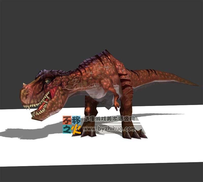 小恐龙 Max模型 含全套动作