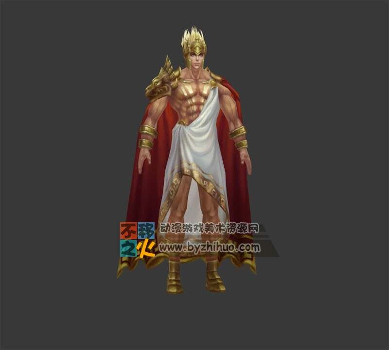 神明 太阳神  希腊 阿波罗模型