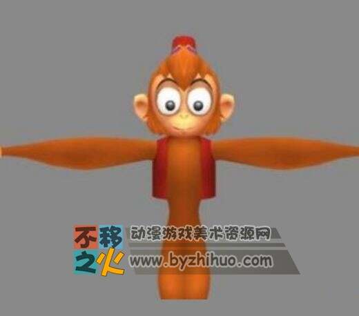 很拟人的小猴子 Max模型