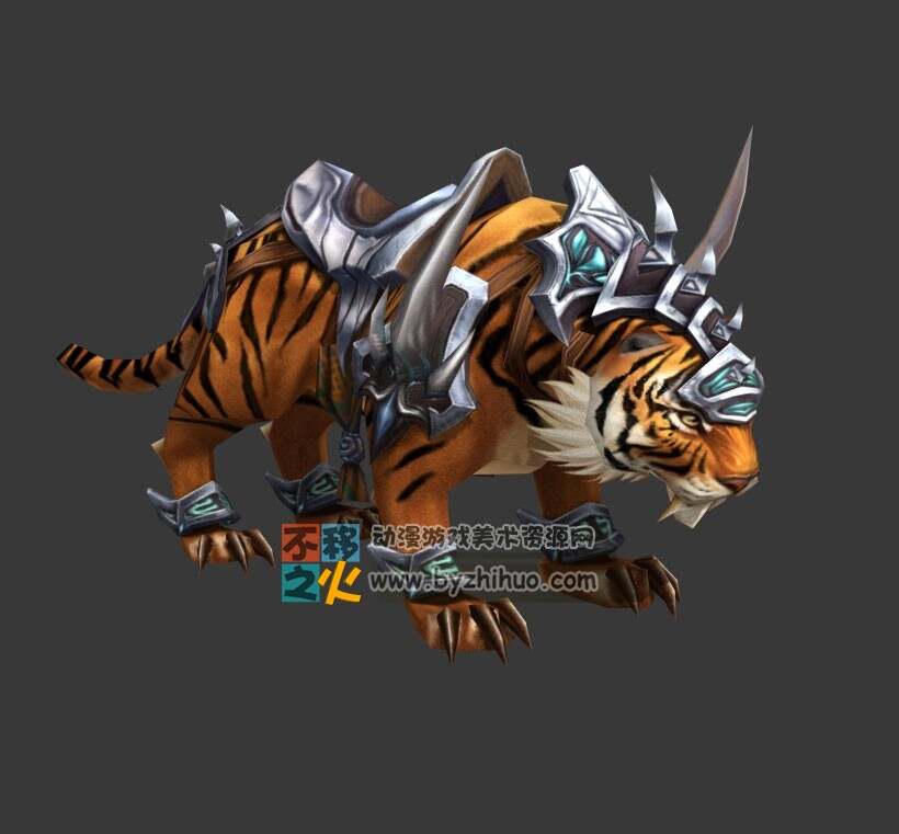 银甲战虎 Max模型