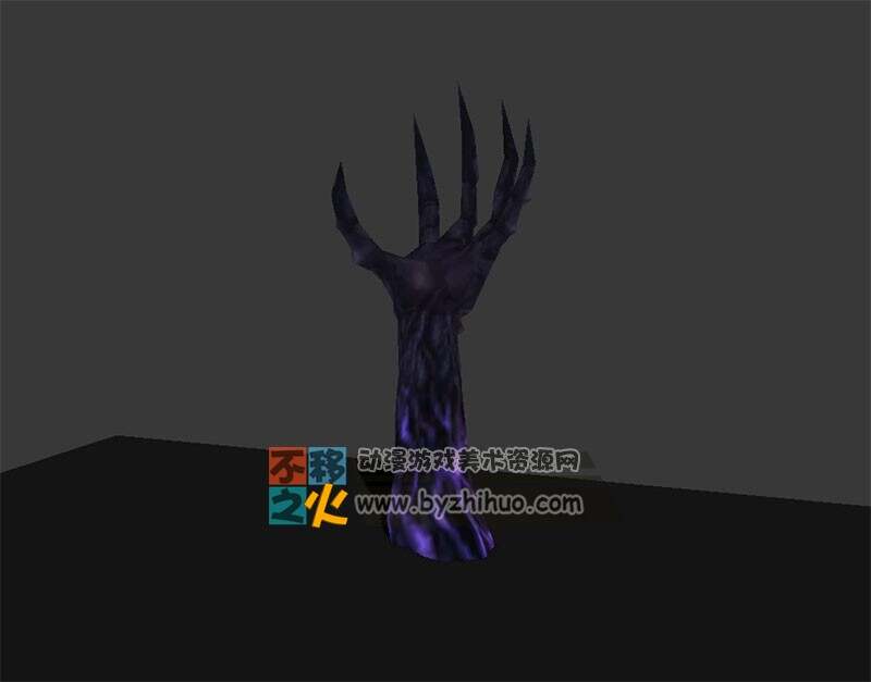 地狱 恶魔 魔法 爪子 模型