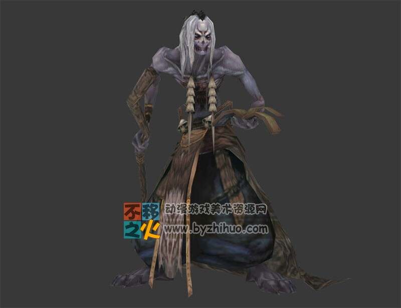 僵尸 骷髅 恶魔 法师模型