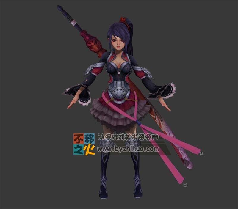 美少女 剑士 洛丽塔 战士 模型