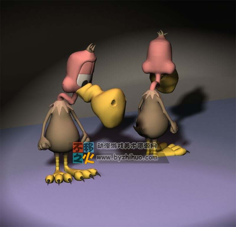 忧伤的鸭子 3DS模型
