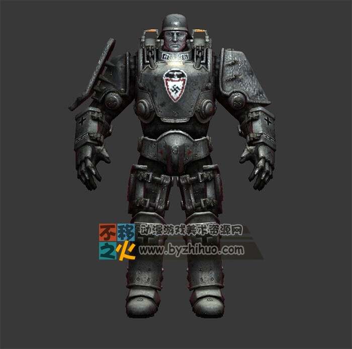 未来 铠甲 盔甲 战士 模型