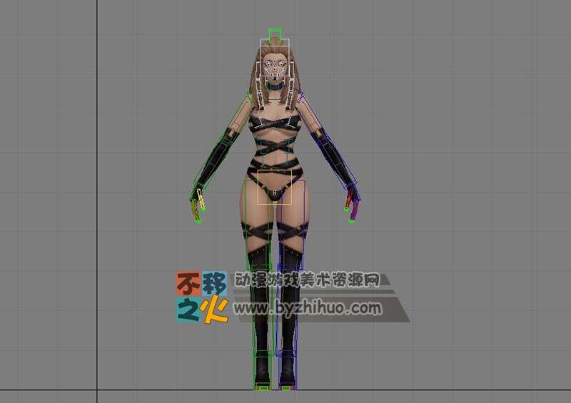 金发 美女 性感 模型