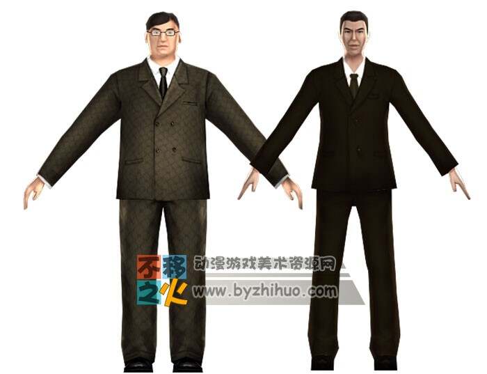 老板 西装 总裁 老板 模型