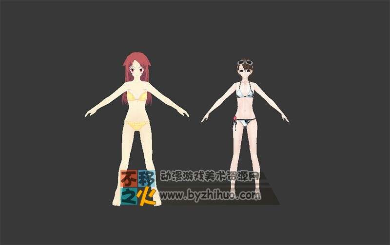 泳装 美少女 模型