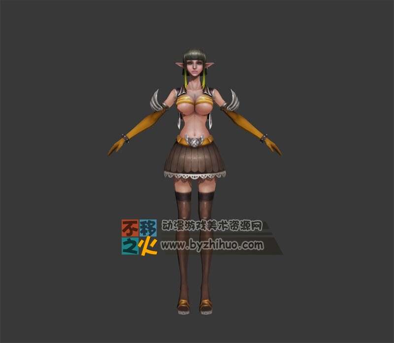 精灵 性感 少女 模型