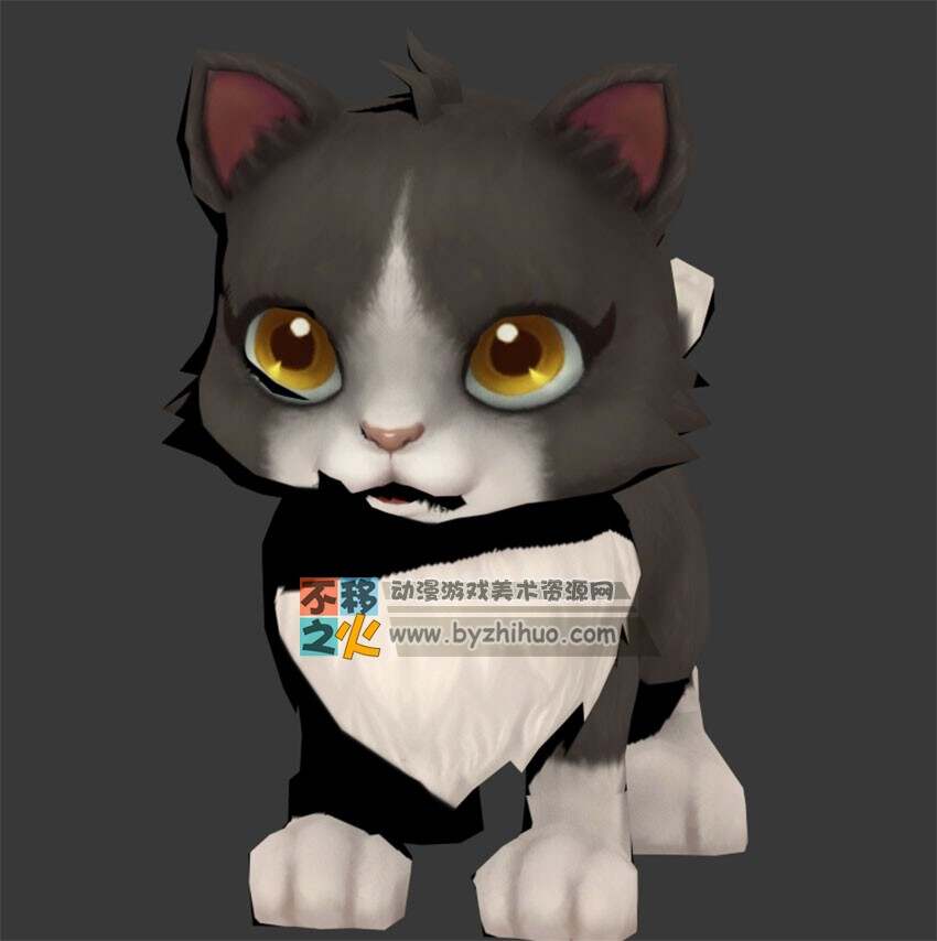 大眼萌猫 Max模型