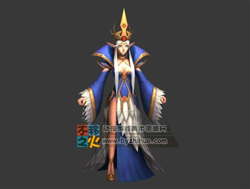 女王 魔法 法师 模型
