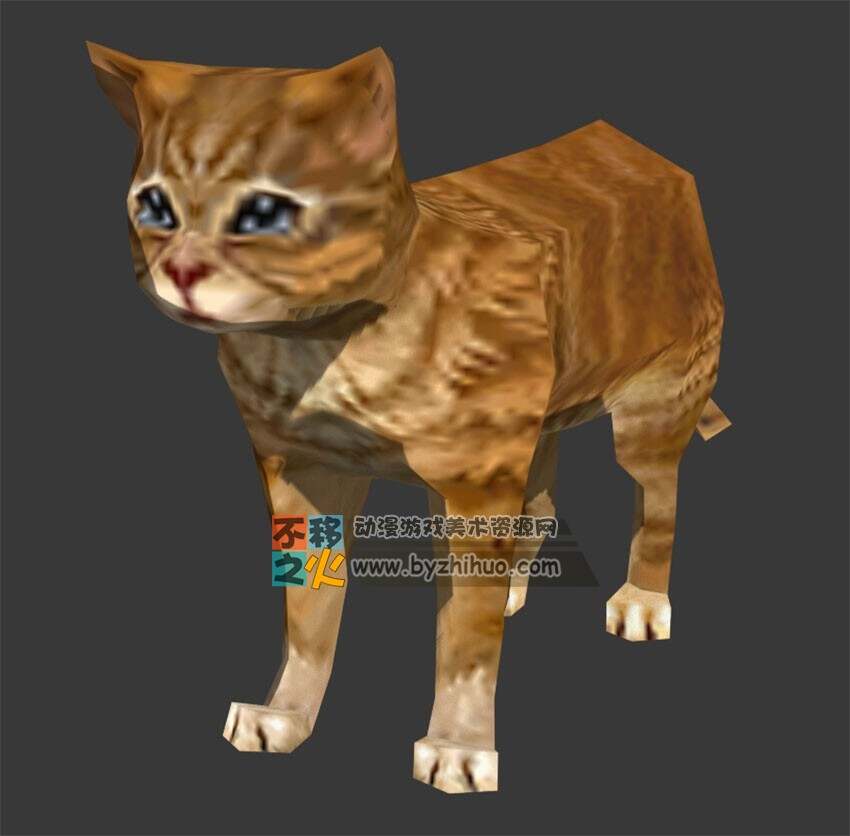 表情忧伤的猫咪 Max模型