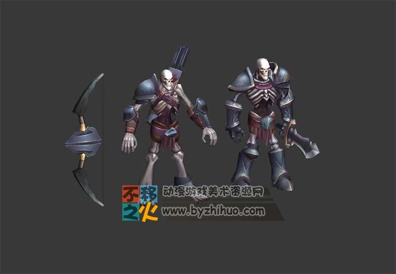 恶魔 骷髅 士兵 模型