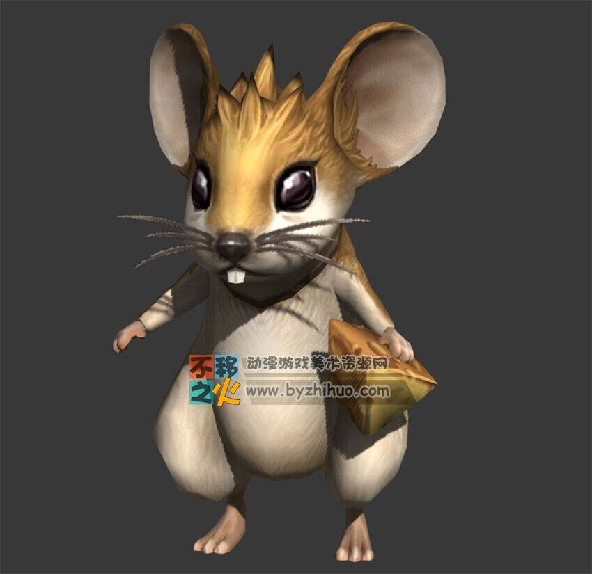 小老鼠一只 Max模型