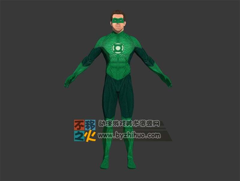 DC漫画  角色 绿灯侠  模型