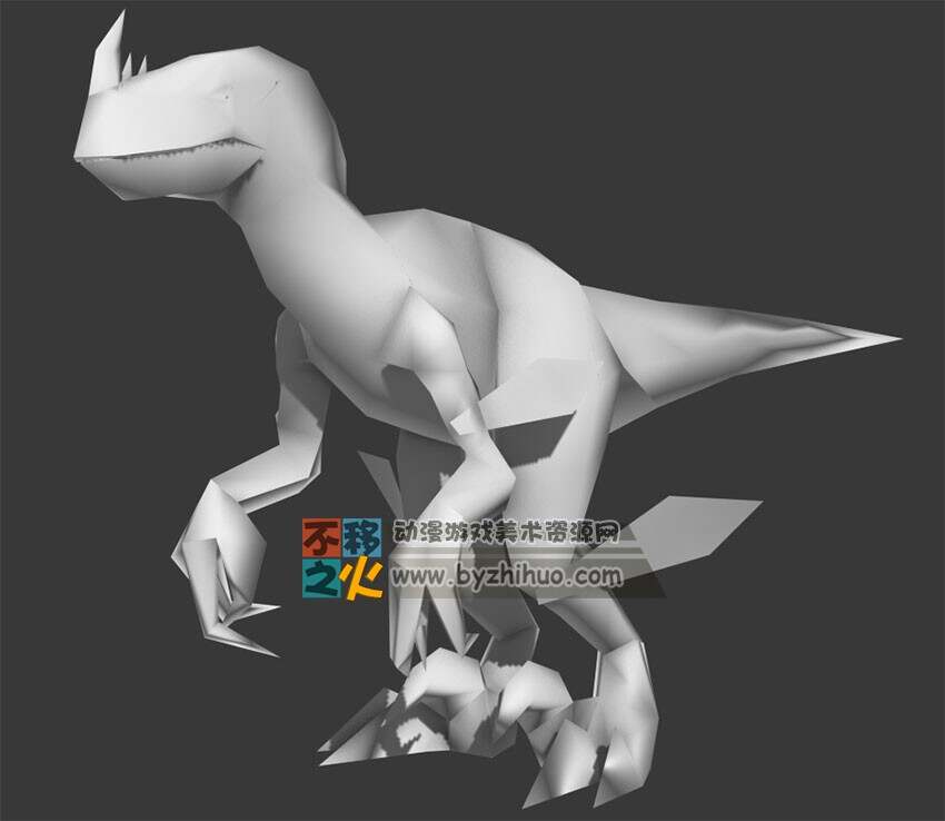 简化的恐龙 Max模型 不含贴图