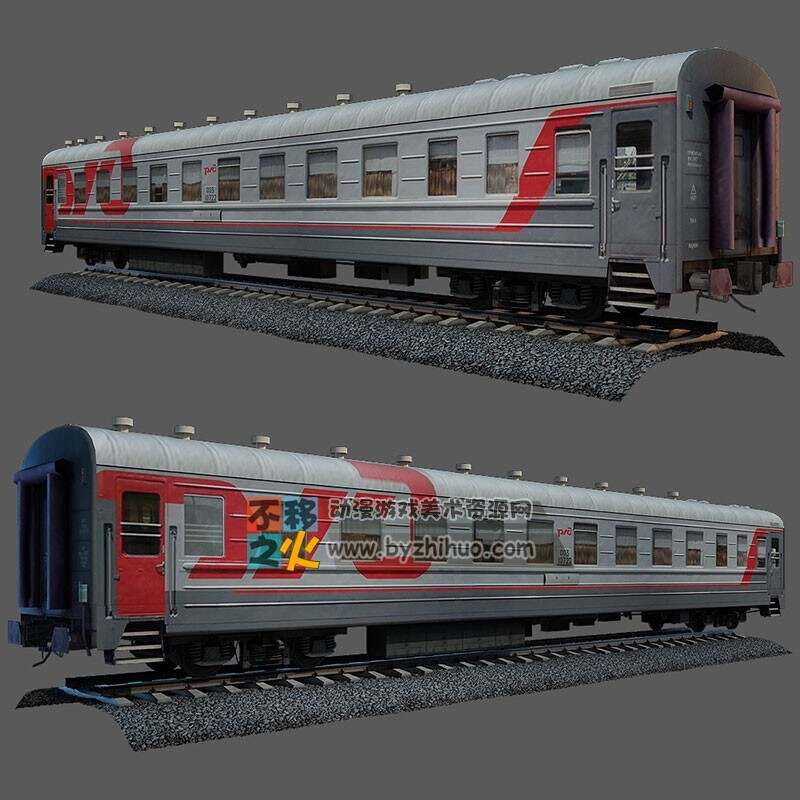 白色列车 Max模型