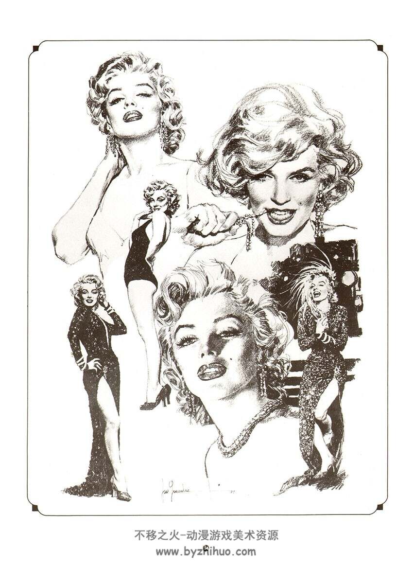 Marilyn Super Star de los 50 玛丽莲梦露插图+漫画 Pepe Gonzalez - otros