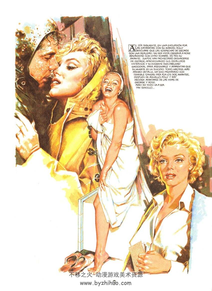 Marilyn Super Star de los 50 玛丽莲梦露插图+漫画 Pepe Gonzalez - otros