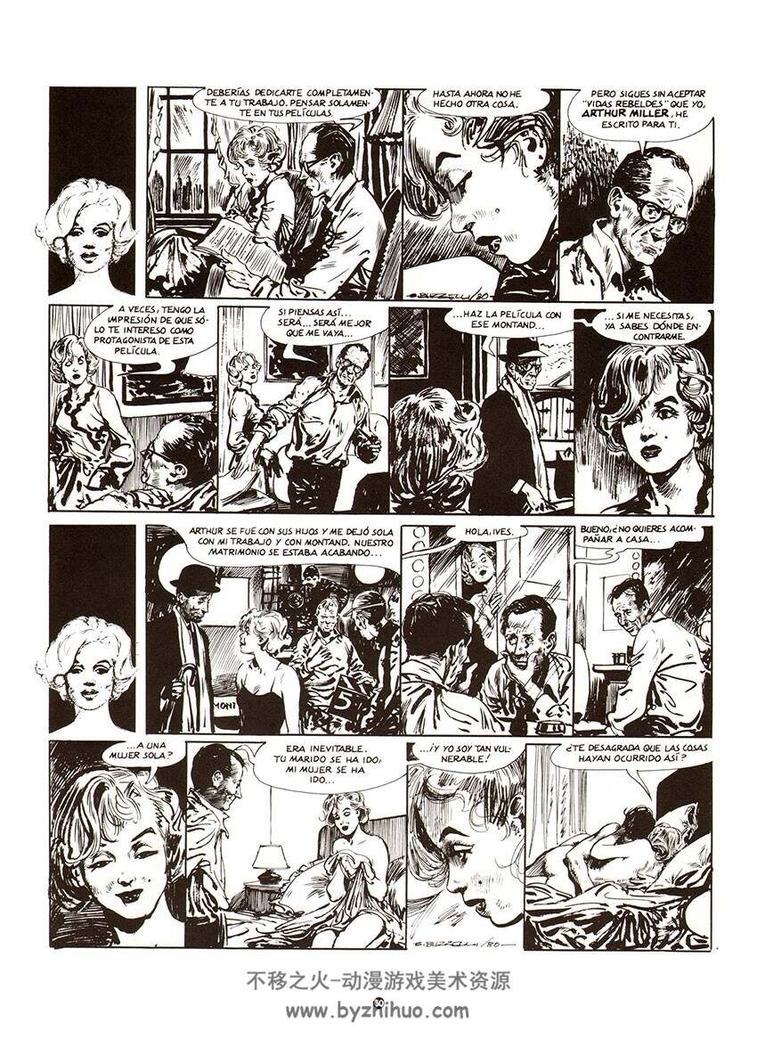 Marilyn Super Star de los 50 玛丽莲梦露插图+漫画 Pepe Gonzalez - otros