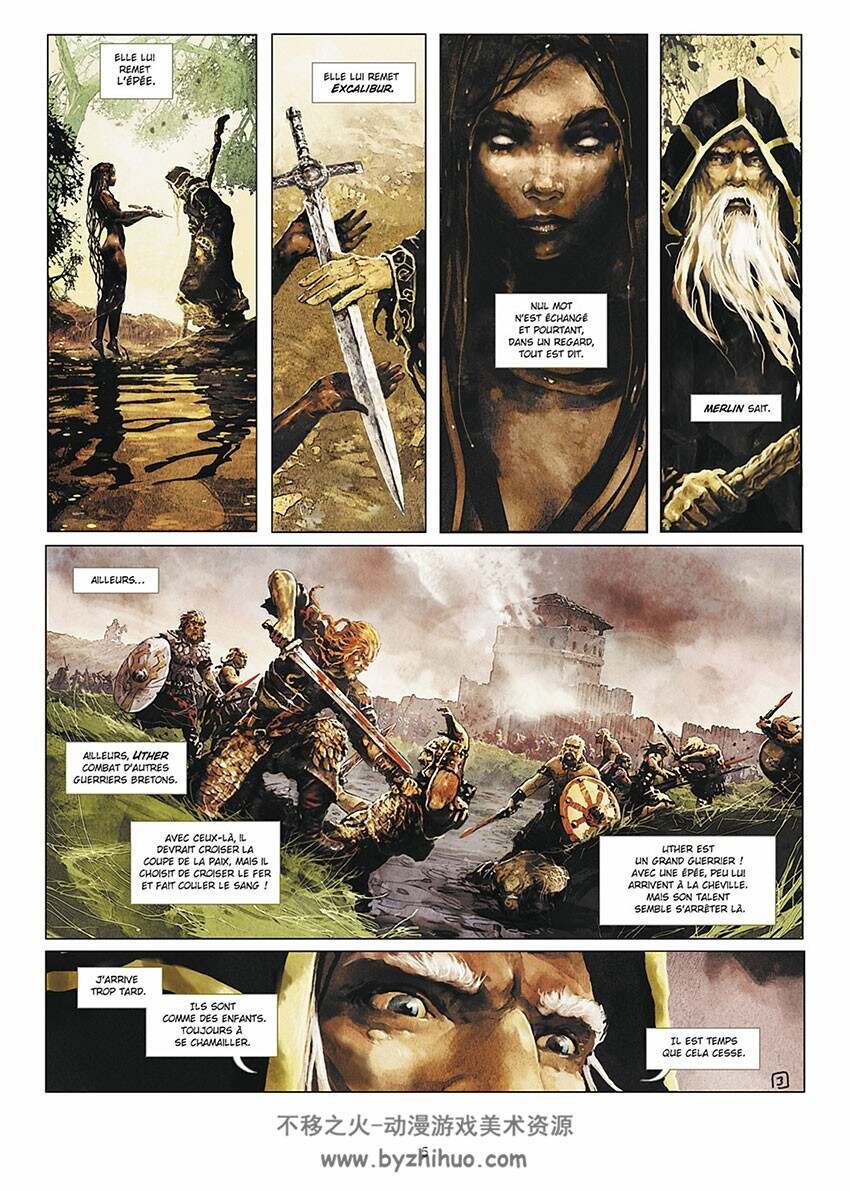 Excalibur Chroniques 1-5册 魔幻史诗漫画 Jean-Luc Istin - Alain Brion