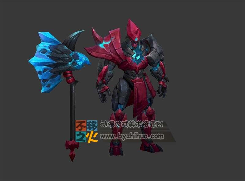铠甲 战士 石头人 模型