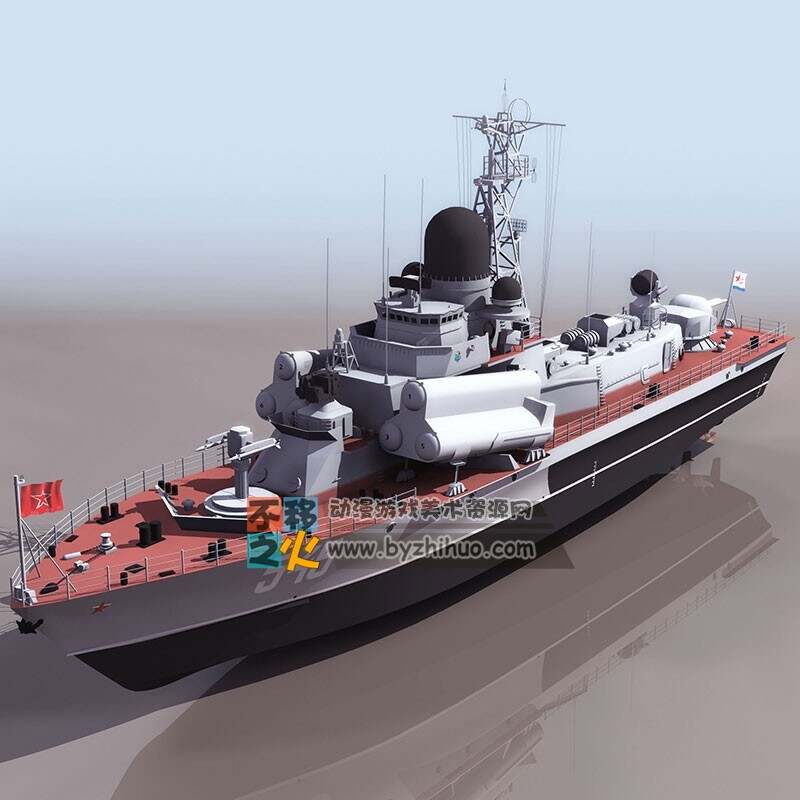 苏联导弹艇 3DS模型