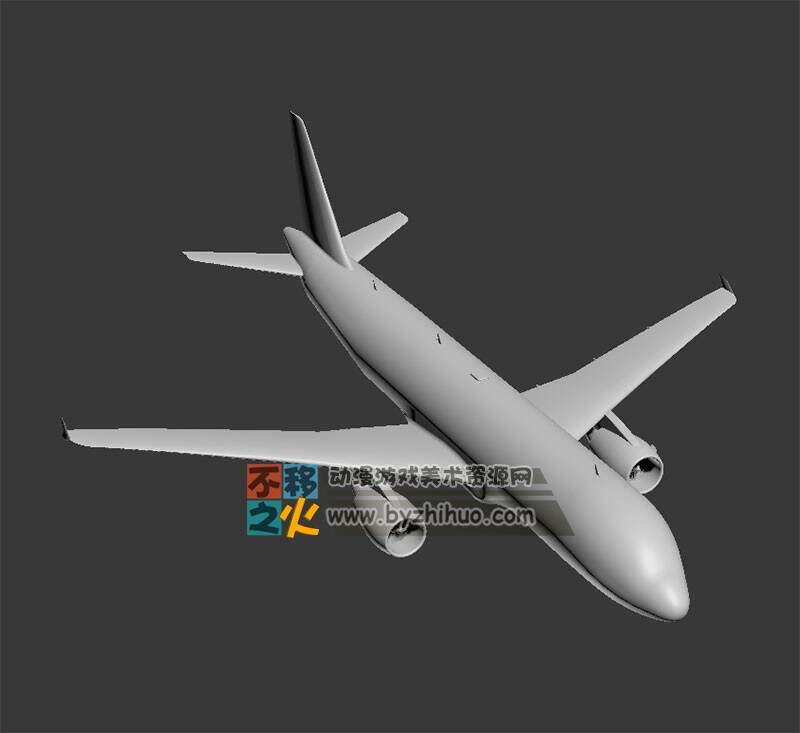 民用飞机 Max模型 不含贴图