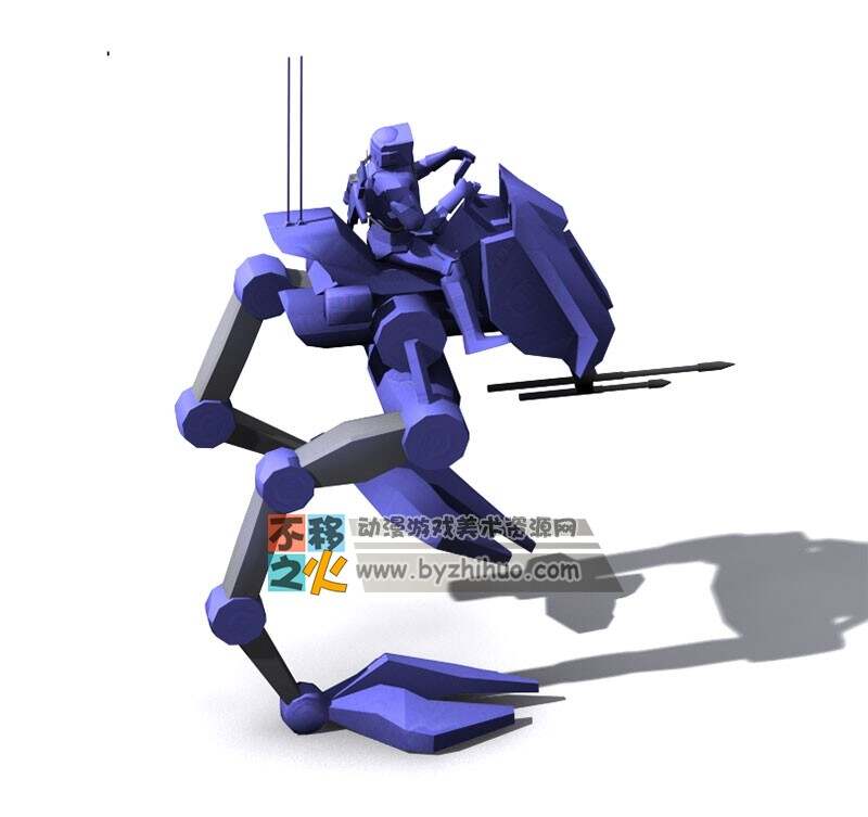 行走的侦察机械 Max模型
