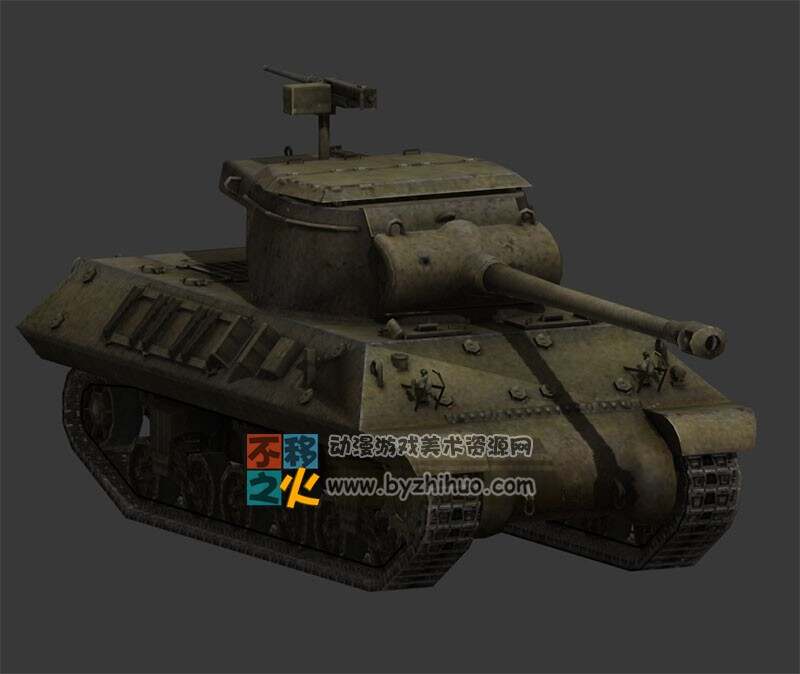 战争坦克 Max模型