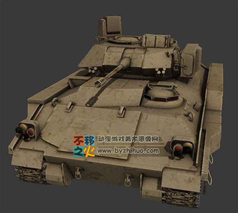 战队坦克1号  Max模型