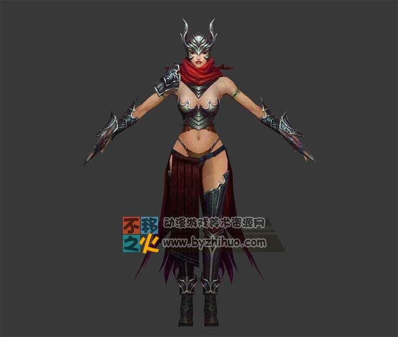 美女 战士  性感 御姐 模型