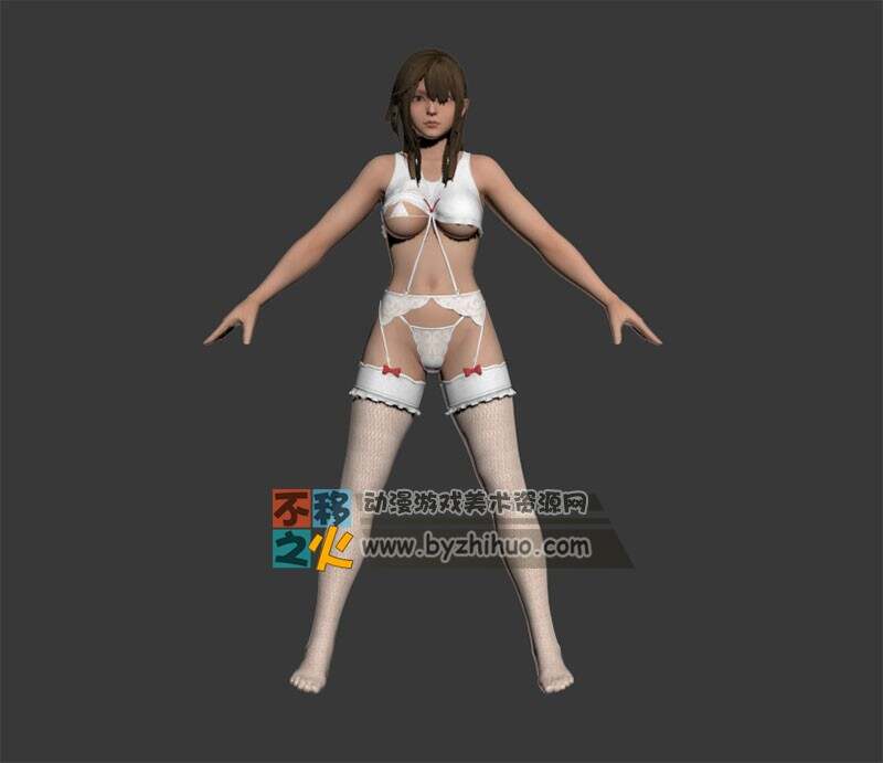美少女 日系 内衣 模型