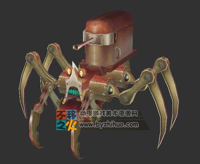 蜘蛛机器人 Max模型
