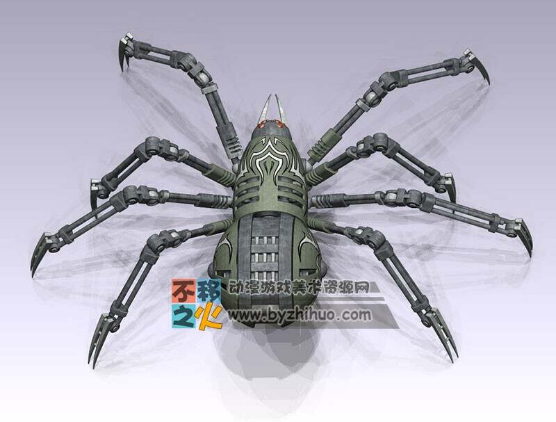 机械蜘蛛 3D模型