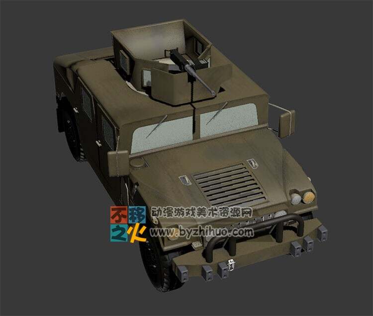 战地装甲车 Max模型