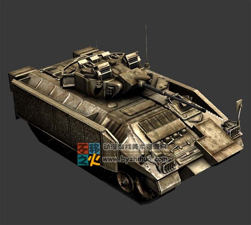 战地坦克 Max模型