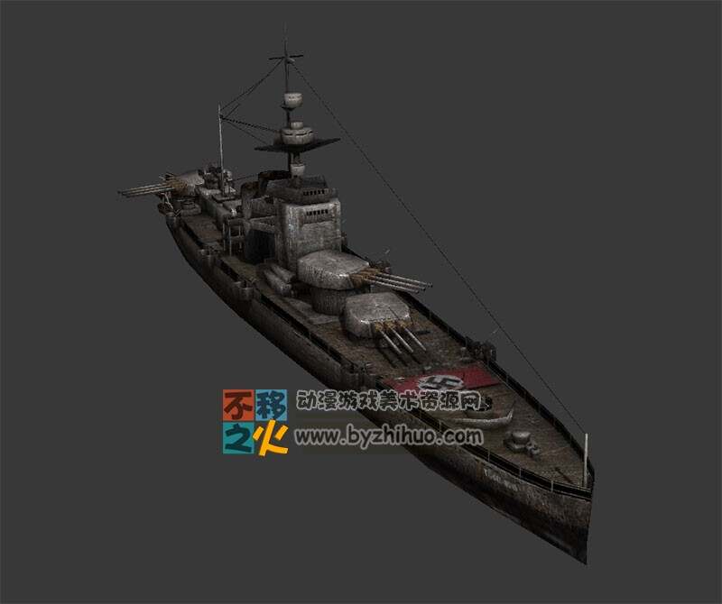 战舰 Max模型